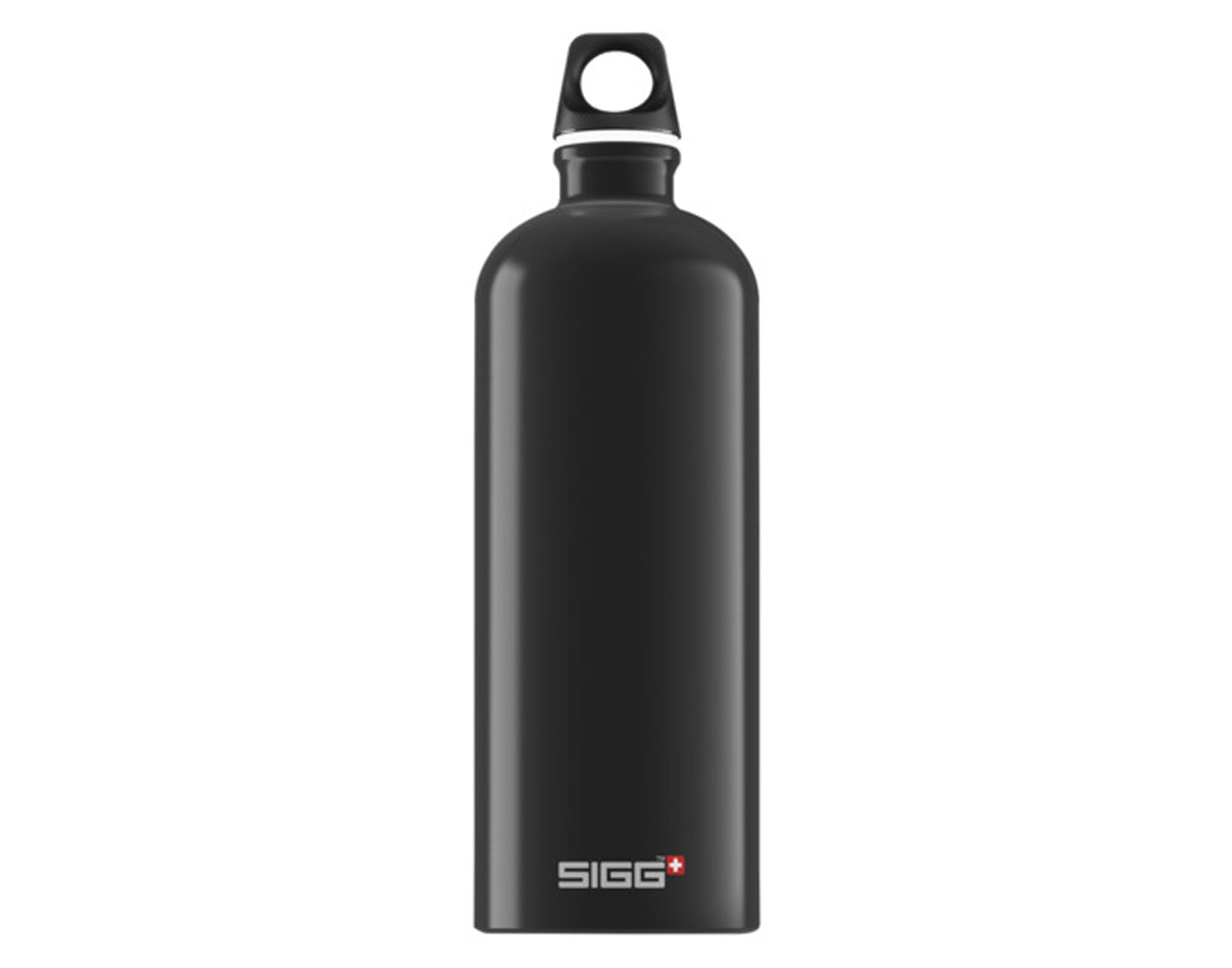 SIGG Trinkflasche Traveller Bottle black 1 l in  präsentiert im Onlineshop von KAQTU Design AG. Flasche ist von SIGG