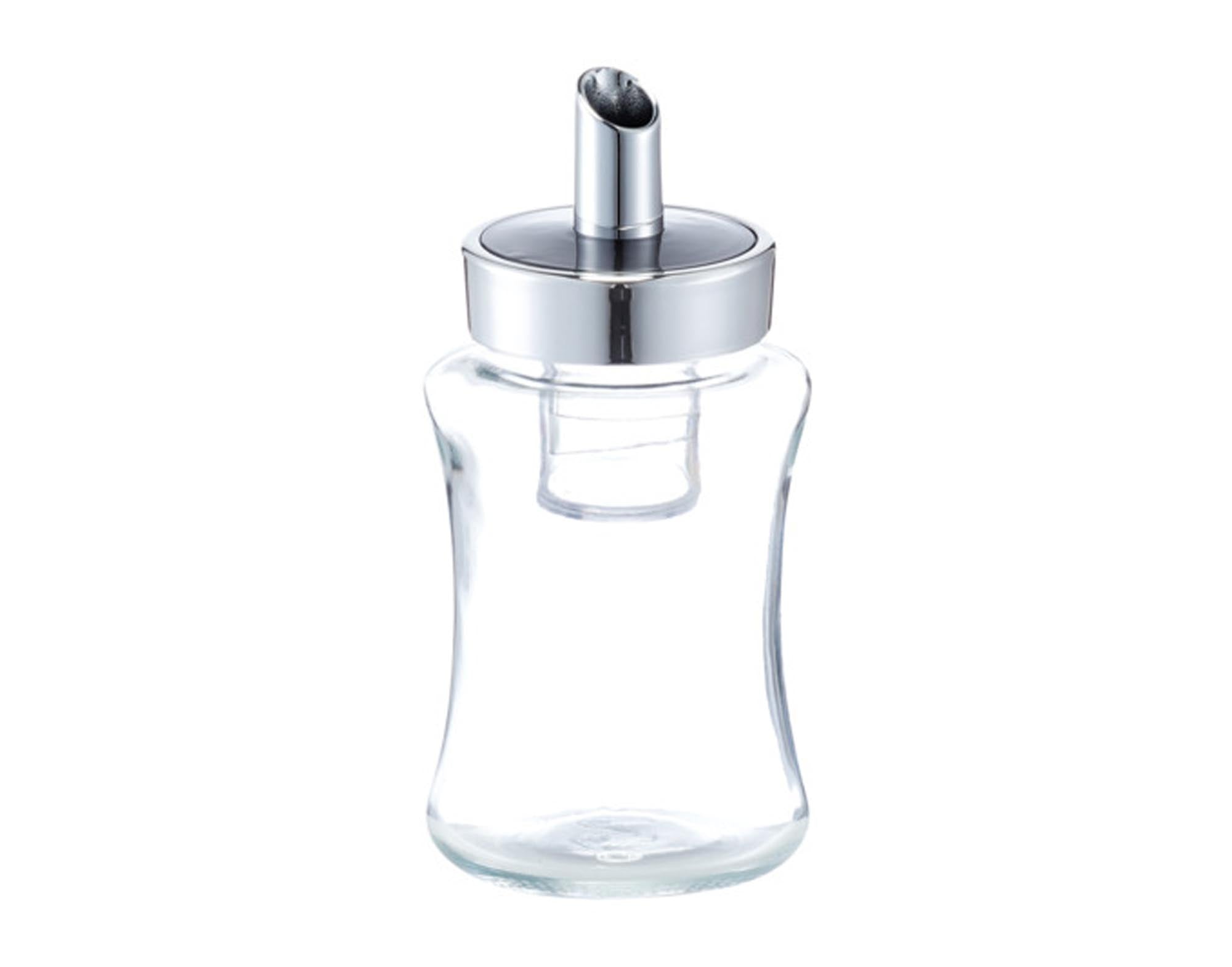 Zeller sugar spreader glass inox Ø 7x11.5 cm