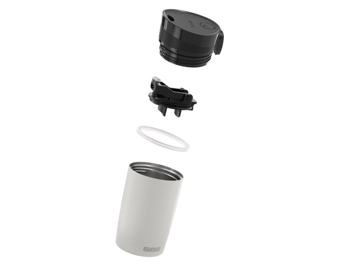 SIGG Isolierbecher Thermomug Miracle white touch 0.27 l in  präsentiert im Onlineshop von KAQTU Design AG. Küchenhelfer ist von SIGG