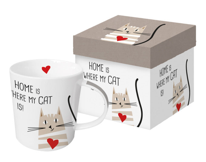 Trend Mug GB Home Cat in  präsentiert im Onlineshop von KAQTU Design AG. Glas ist von PPD