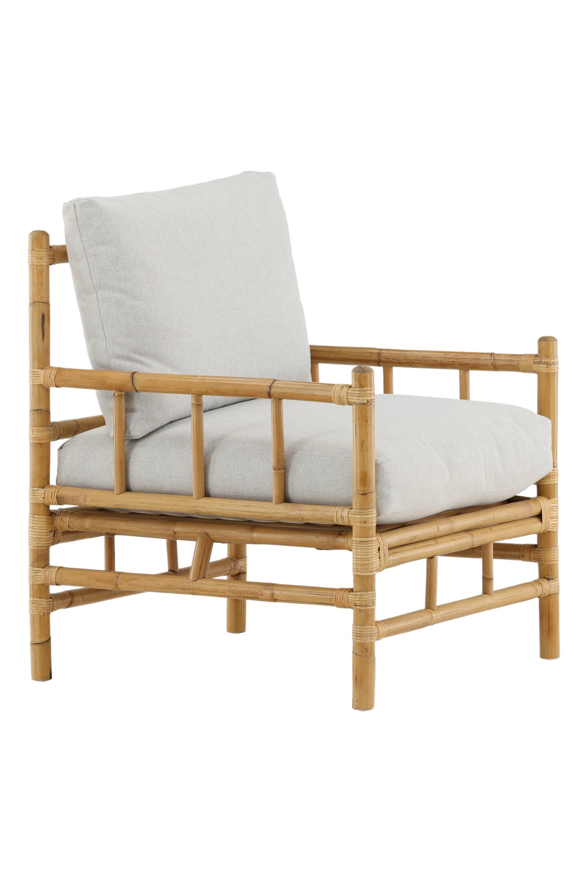 Cane Sofa Sessel in Hellgrau präsentiert im Onlineshop von KAQTU Design AG. Outdoor-Sessel ist von Venture Home