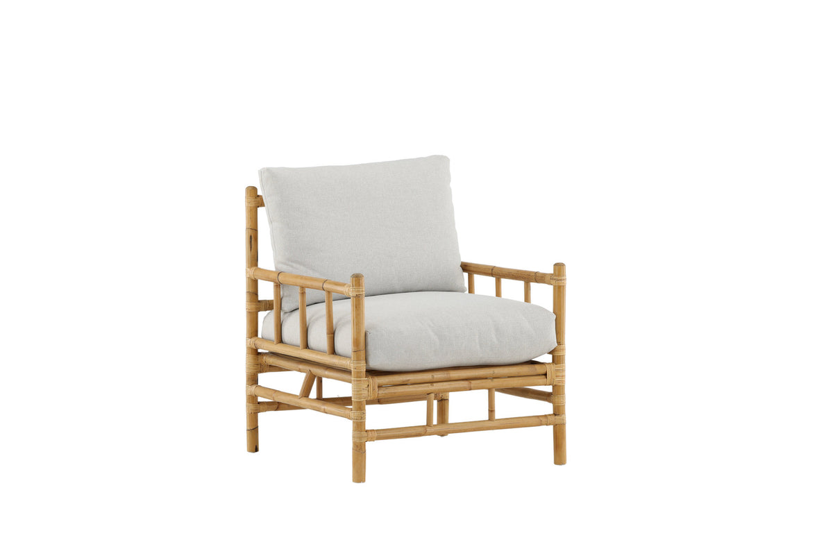Cane Sofa Sessel in Hellgrau präsentiert im Onlineshop von KAQTU Design AG. Outdoor-Sessel ist von Venture Home