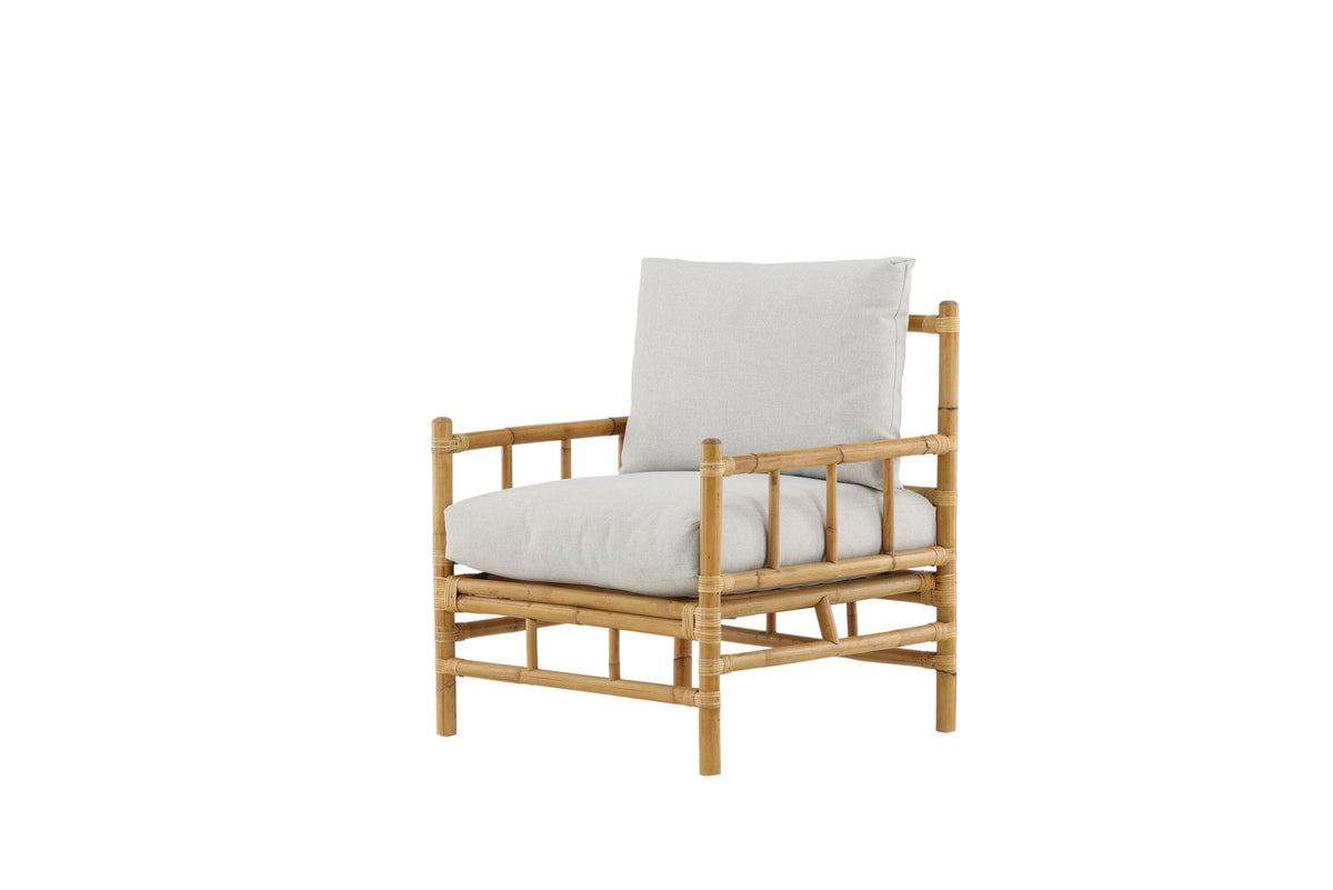 Cane Sofa Sessel in Hellgrau präsentiert im Onlineshop von KAQTU Design AG. Outdoor-Sessel ist von Venture Home