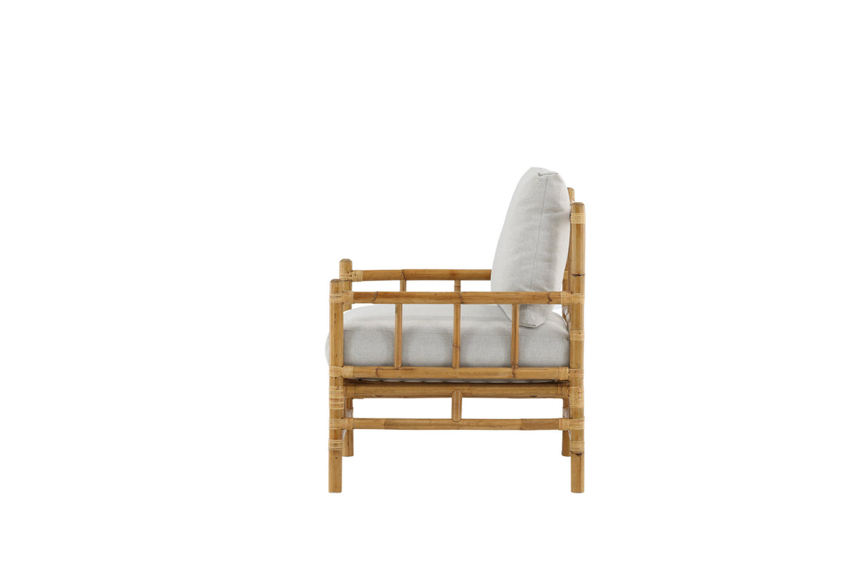 Cane Sofa Sessel in Hellgrau präsentiert im Onlineshop von KAQTU Design AG. Outdoor-Sessel ist von Venture Home