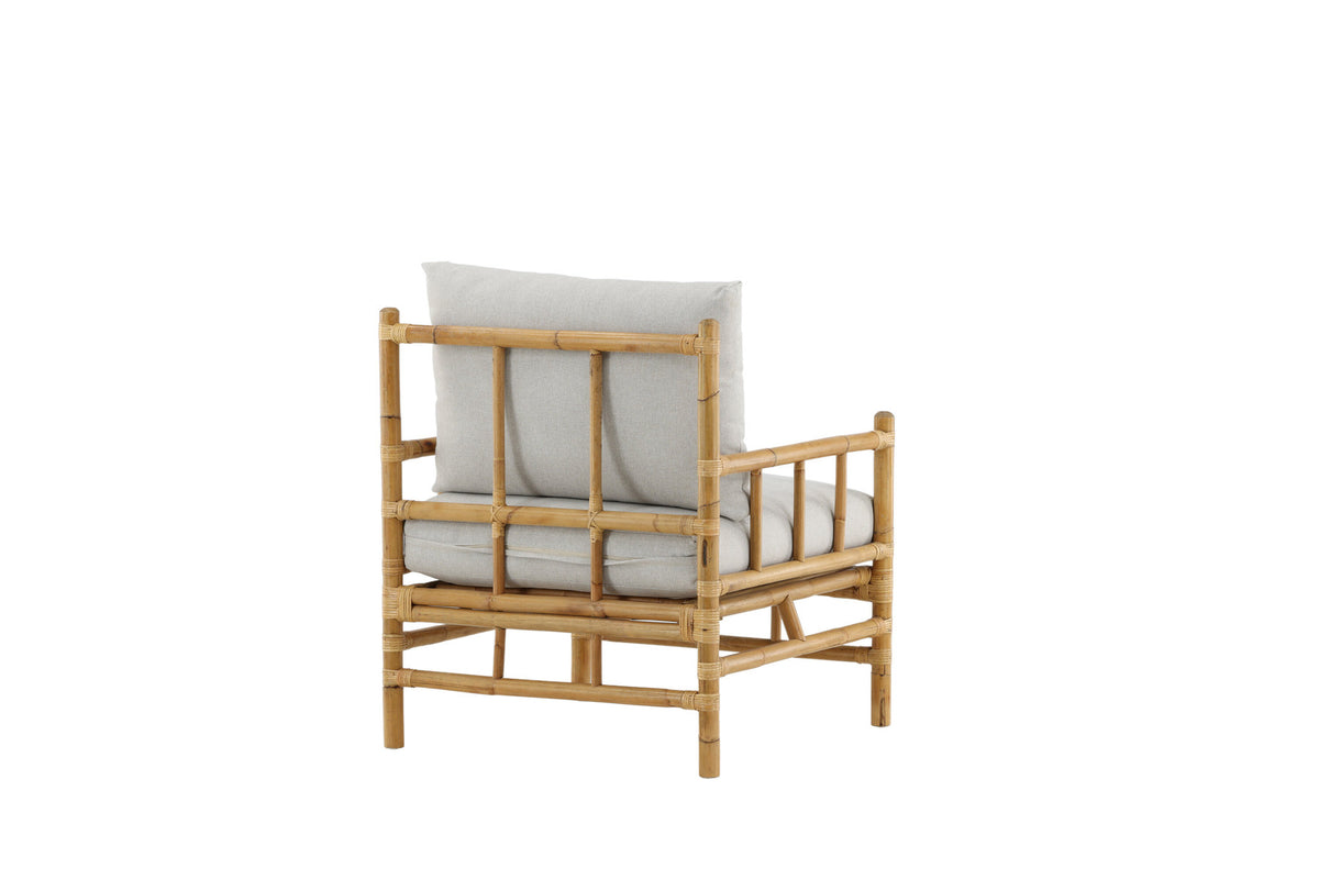 Cane Sofa Sessel in Hellgrau präsentiert im Onlineshop von KAQTU Design AG. Outdoor-Sessel ist von Venture Home