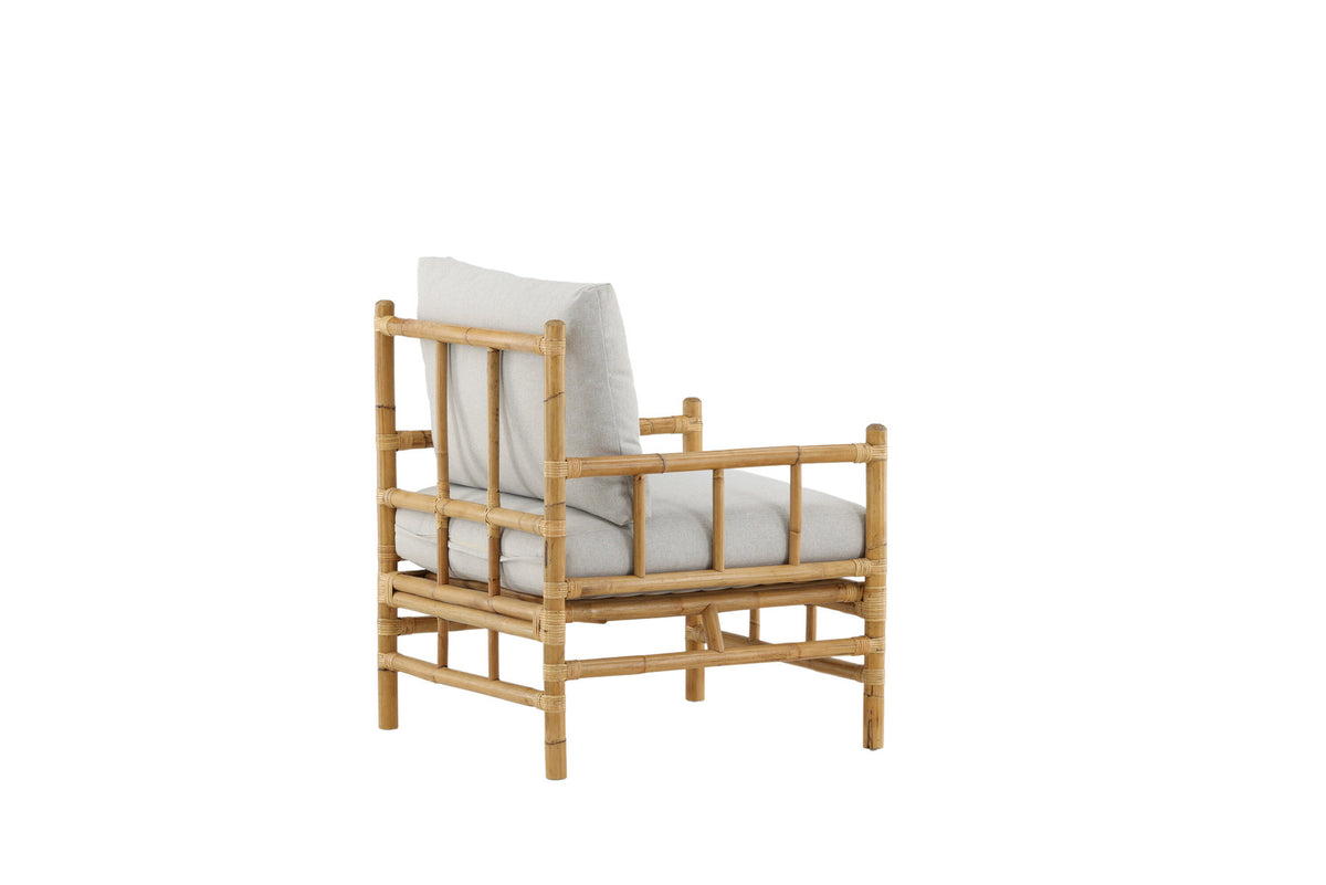 Cane Sofa Sessel in Hellgrau präsentiert im Onlineshop von KAQTU Design AG. Outdoor-Sessel ist von Venture Home