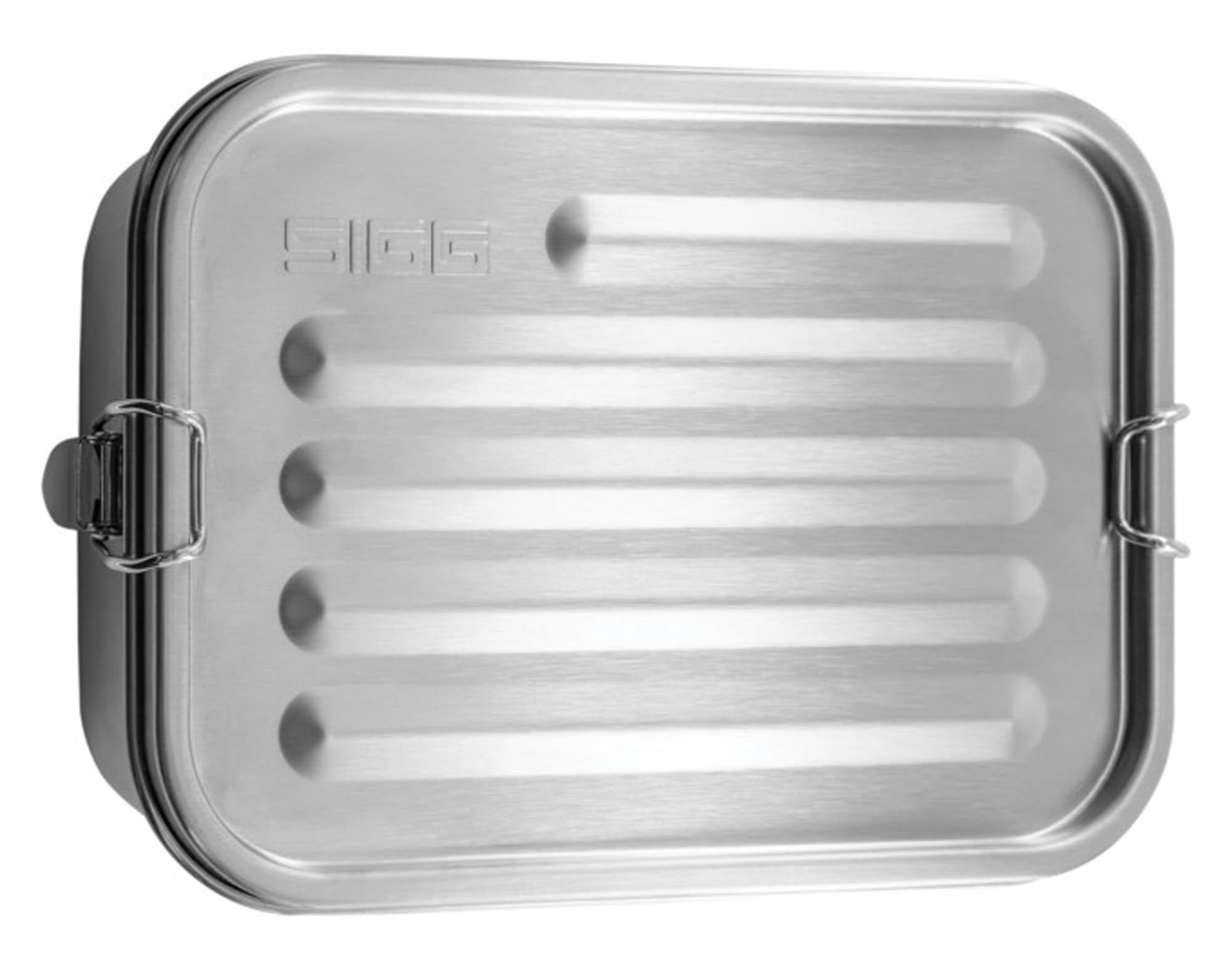 Stilvolle SIGG Lunchbox 0.8 l: BPA-frei, selenitfarben, spülmaschinenfest. Ideal für frische Mahlzeiten unterwegs.