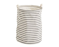 ZELLER Portabiancheria Stripes grigio ø 38x48 cm