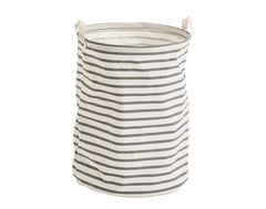 ZELLER Portabiancheria Stripes grigio ø 38x48 cm