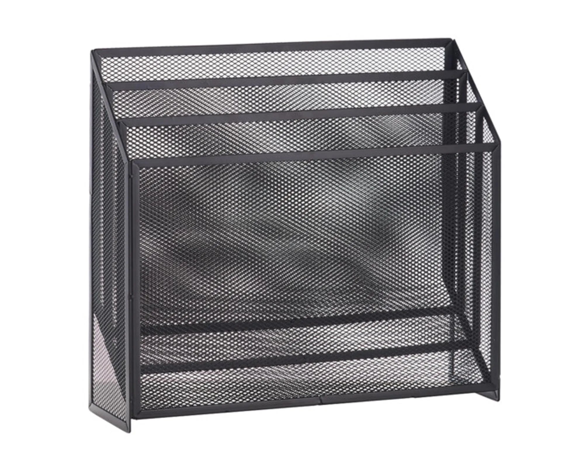ZELLER Zeitungsständer Mesh Metall anthrazit 32x9x29.5 cm in  präsentiert im Onlineshop von KAQTU Design AG. Zeitungshalter ist von ZELLER PRESENT