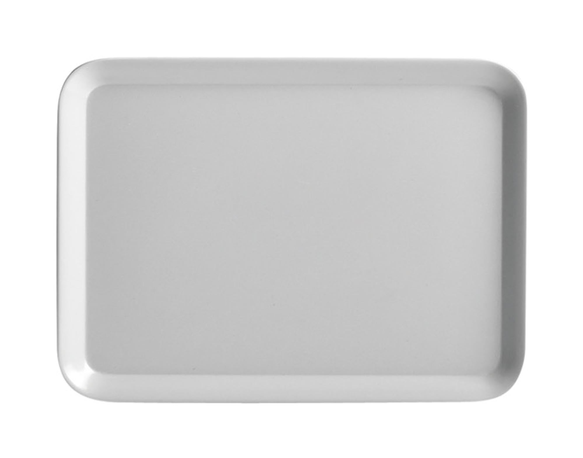 ZELLER Tablett Kunststoff Melamin grau 43.5x32.5 cm in  präsentiert im Onlineshop von KAQTU Design AG. Tablett ist von ZELLER PRESENT