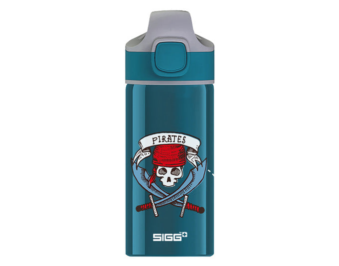 Trinkflasche Kids Bottle Miracle WMB Pirates 0.4 l in  präsentiert im Onlineshop von KAQTU Design AG. Flasche ist von SIGG