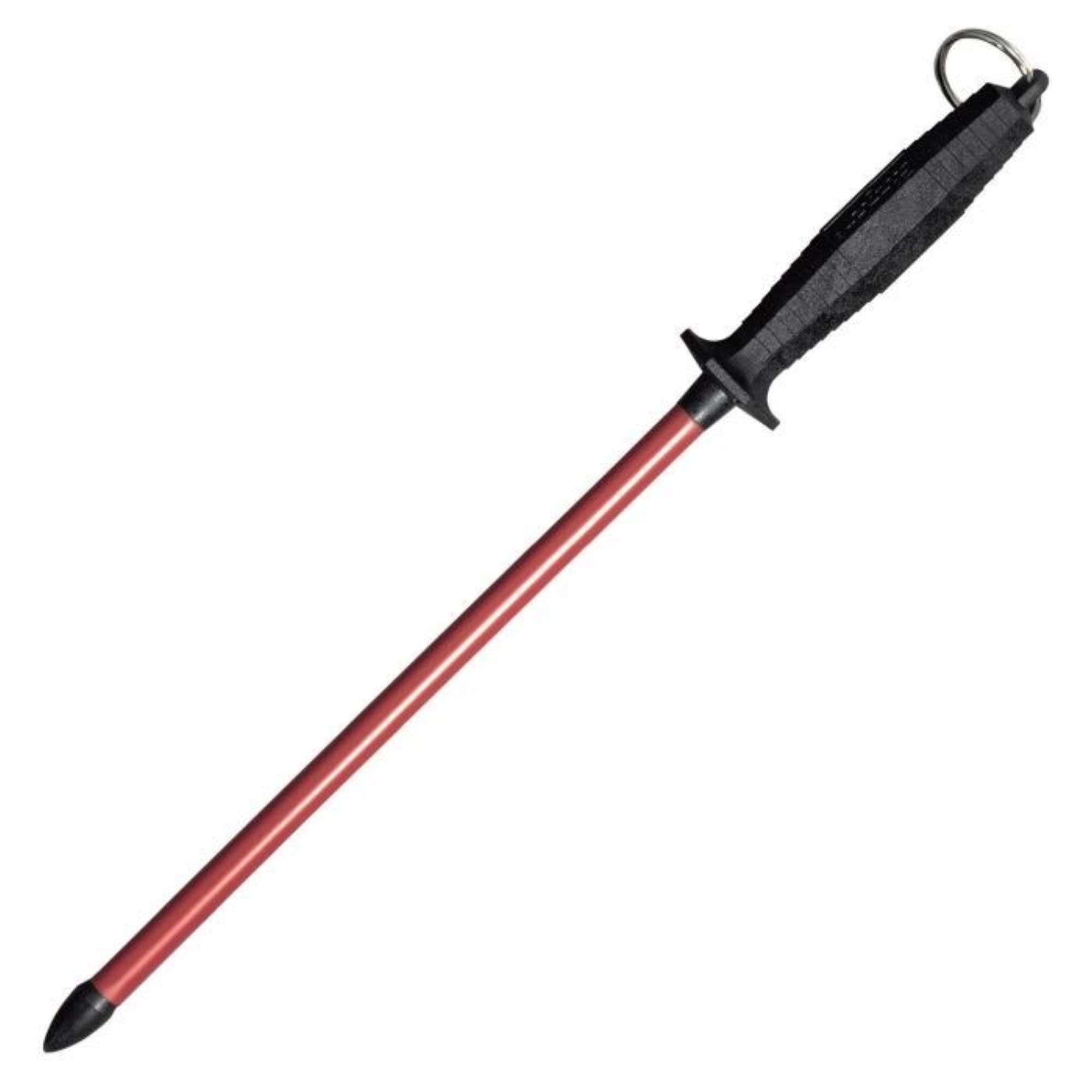 Wetzstab aus Sinterrubin, 28cm in Rot präsentiert im Onlineshop von KAQTU Design AG. Küchenhelfer ist von Westmark