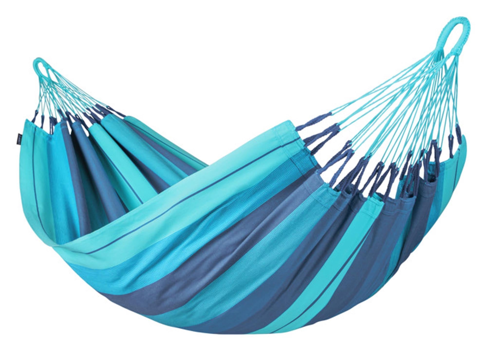 LA SIESTA Hängematte Modesta lagoon 140x300 cm in Lagoon präsentiert im Onlineshop von KAQTU Design AG. Hängematte ist von LA SIESTA