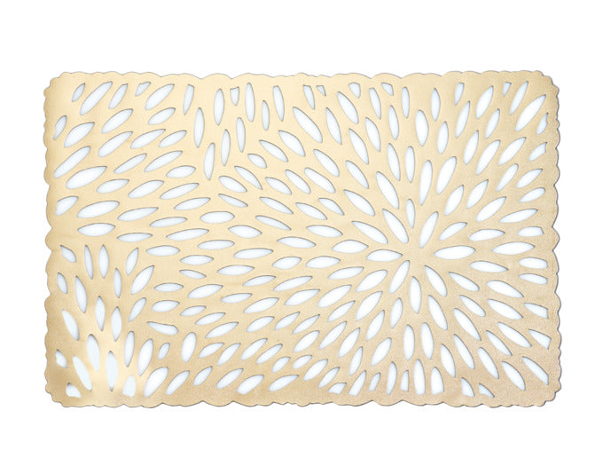 ZELLER Tischset PVC gold 43.5x28.5cm in  präsentiert im Onlineshop von KAQTU Design AG. Tischset ist von ZELLER PRESENT