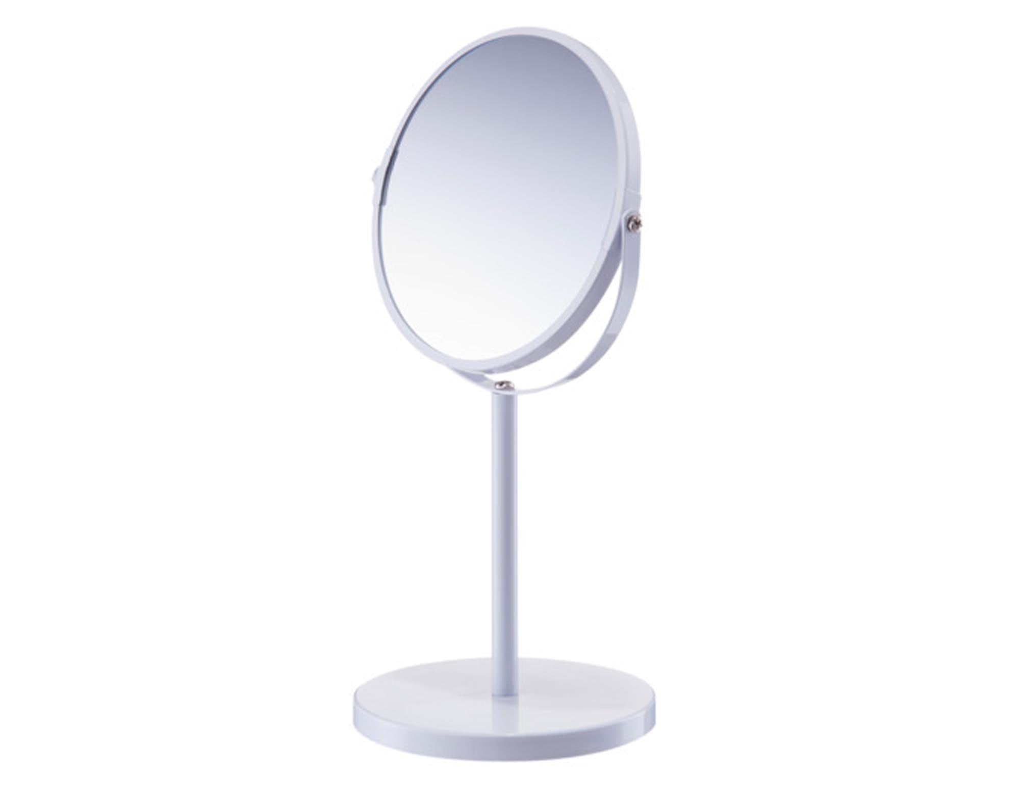 Zeller Cosmetic Mirror Stand Model White Ø 15x35 cm