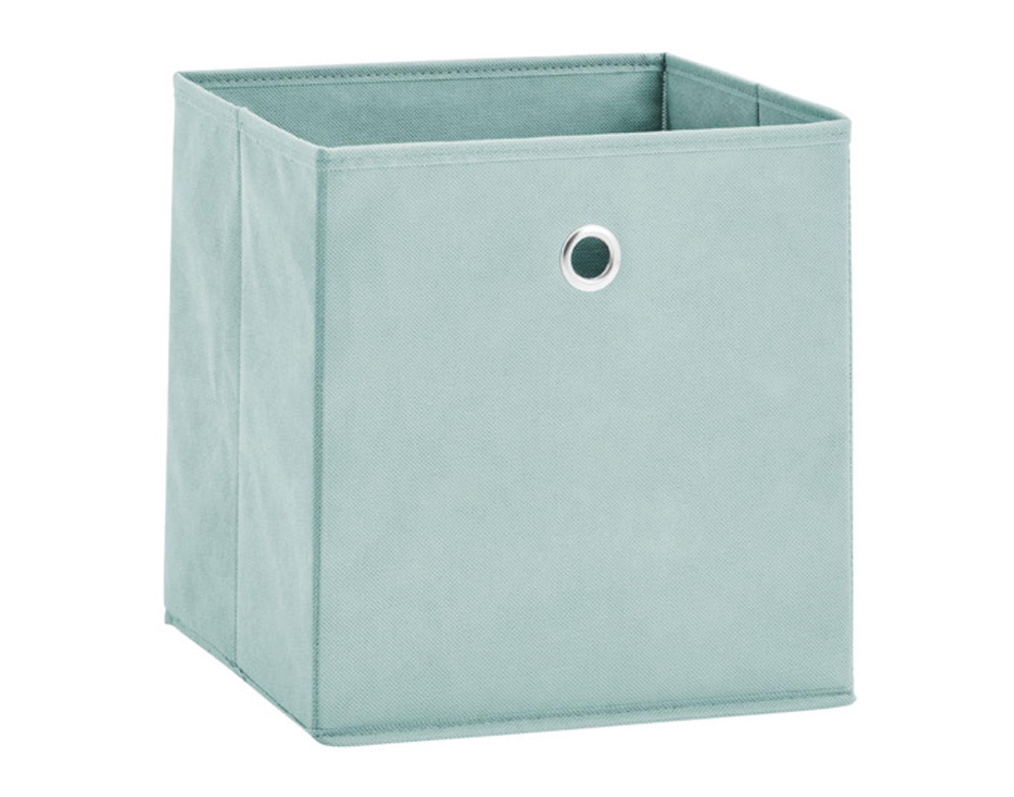ZELLER Aufbewahrungsbox Vlies mint 28x28x28 cm in  präsentiert im Onlineshop von KAQTU Design AG. Aufbewahrungsbox ist von ZELLER PRESENT