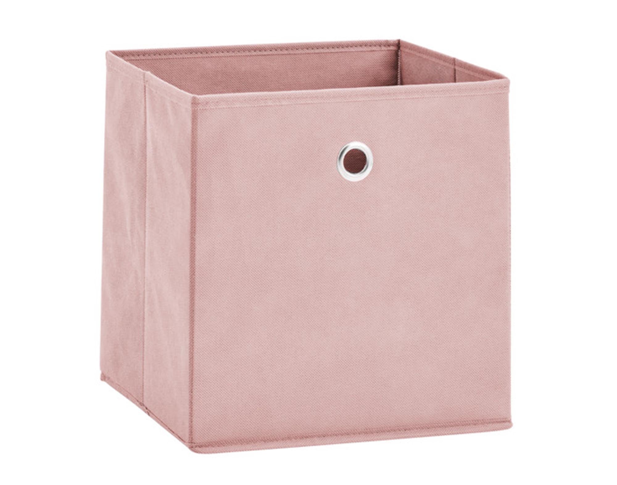 ZELLER Aufbewahrungsbox Vlies rosé 28x28x28 cm in  präsentiert im Onlineshop von KAQTU Design AG. Aufbewahrungsbox ist von ZELLER PRESENT