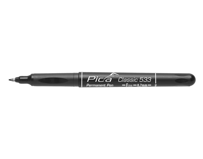 Permanent Pen Classic 553 F schwarz in  präsentiert im Onlineshop von KAQTU Design AG. Büromaterial ist von PICA