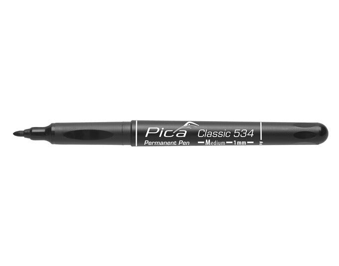 Permanent Pen Classic 553 M schwarz in  präsentiert im Onlineshop von KAQTU Design AG. Büromaterial ist von PICA