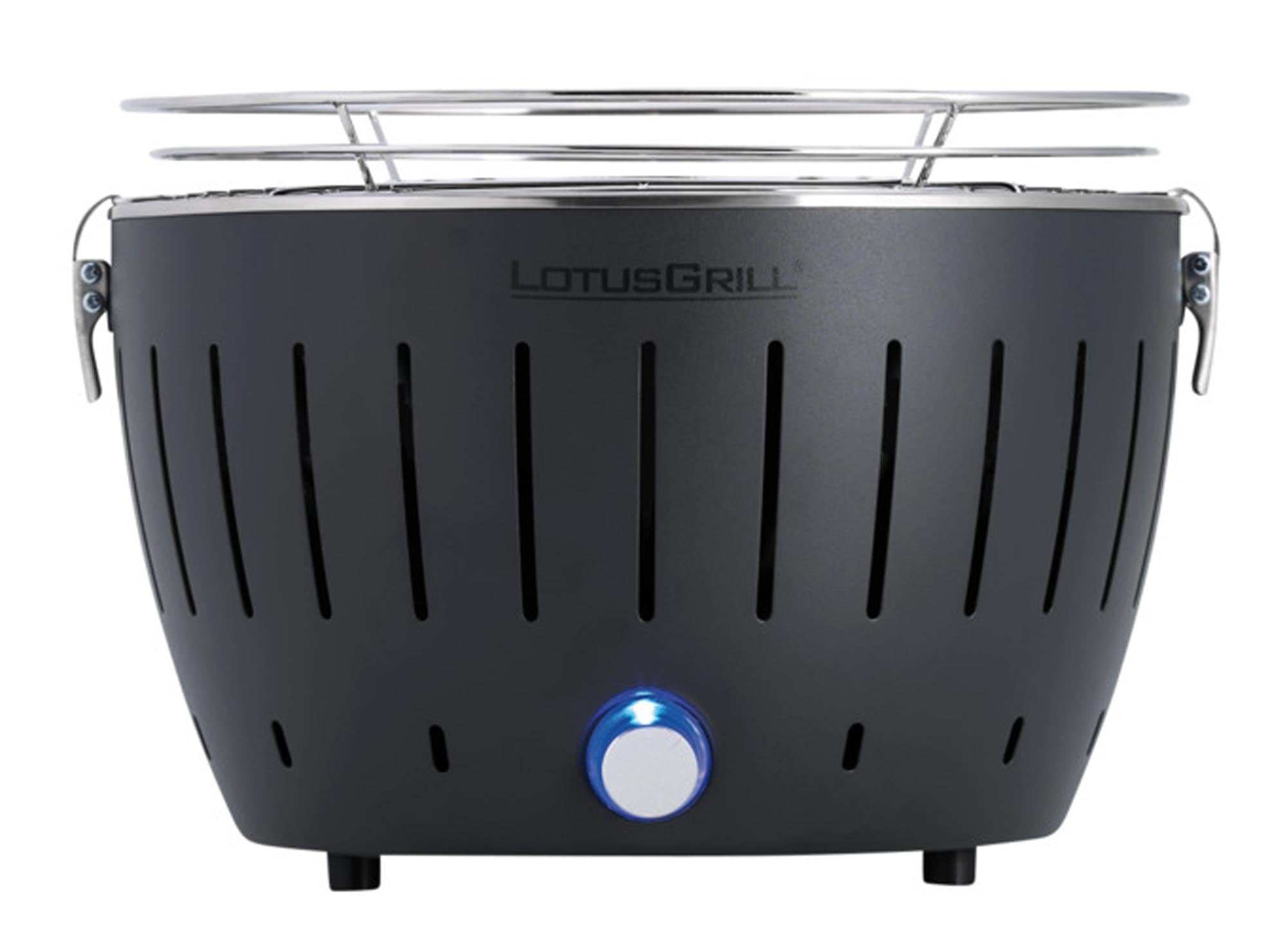 LOTUSGRILL Griglia da tavolo a carbone piccola antracite