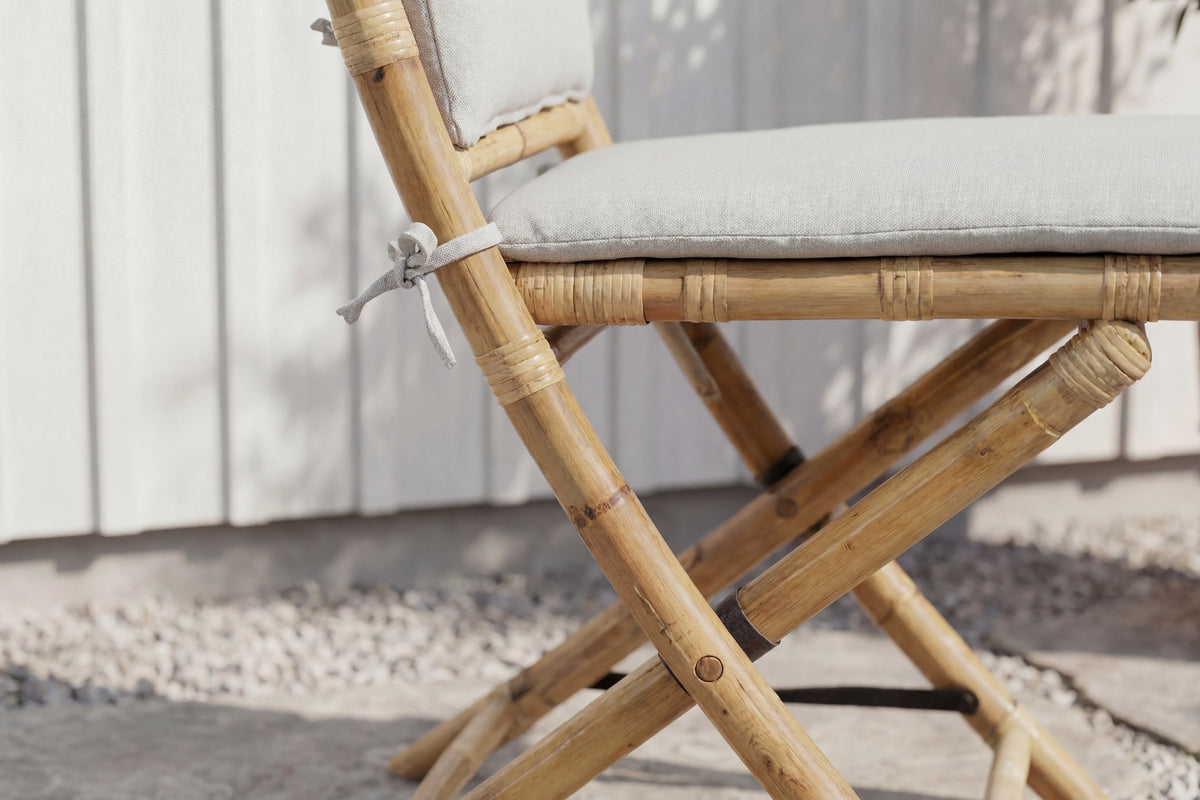Cane Stuhl klappbar in Natur präsentiert im Onlineshop von KAQTU Design AG. Gartenstuhl ist von Venture Home
