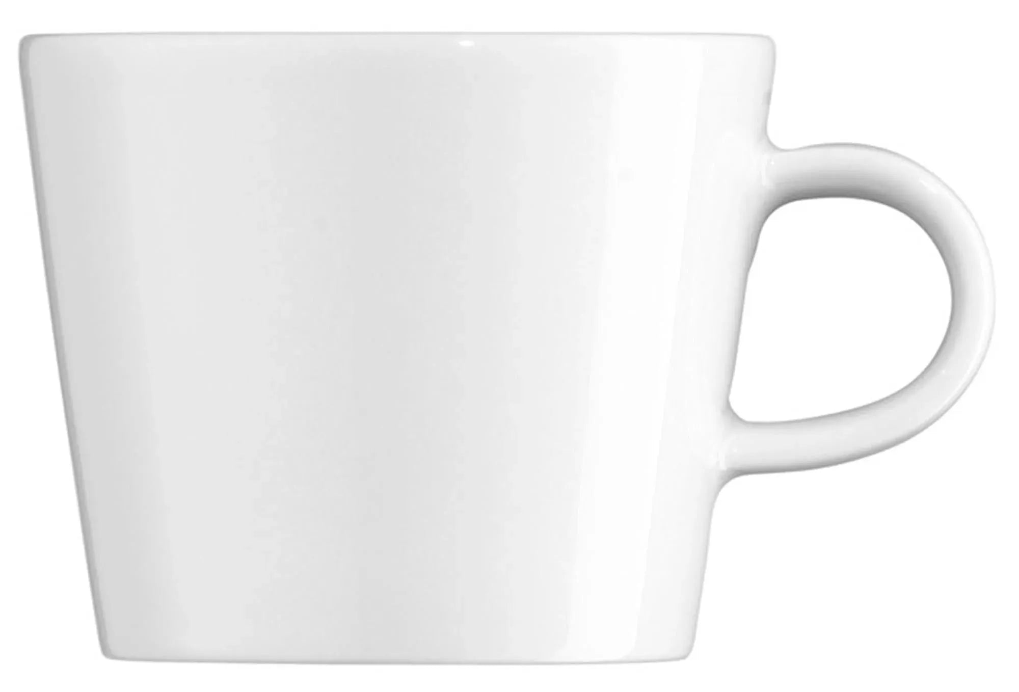 Elegante, langlebige Porzellantasse (0,22L) von Arzberg, ideal für Kaffee/Tee, mikrowellengeeignet, spülmaschinenfest.