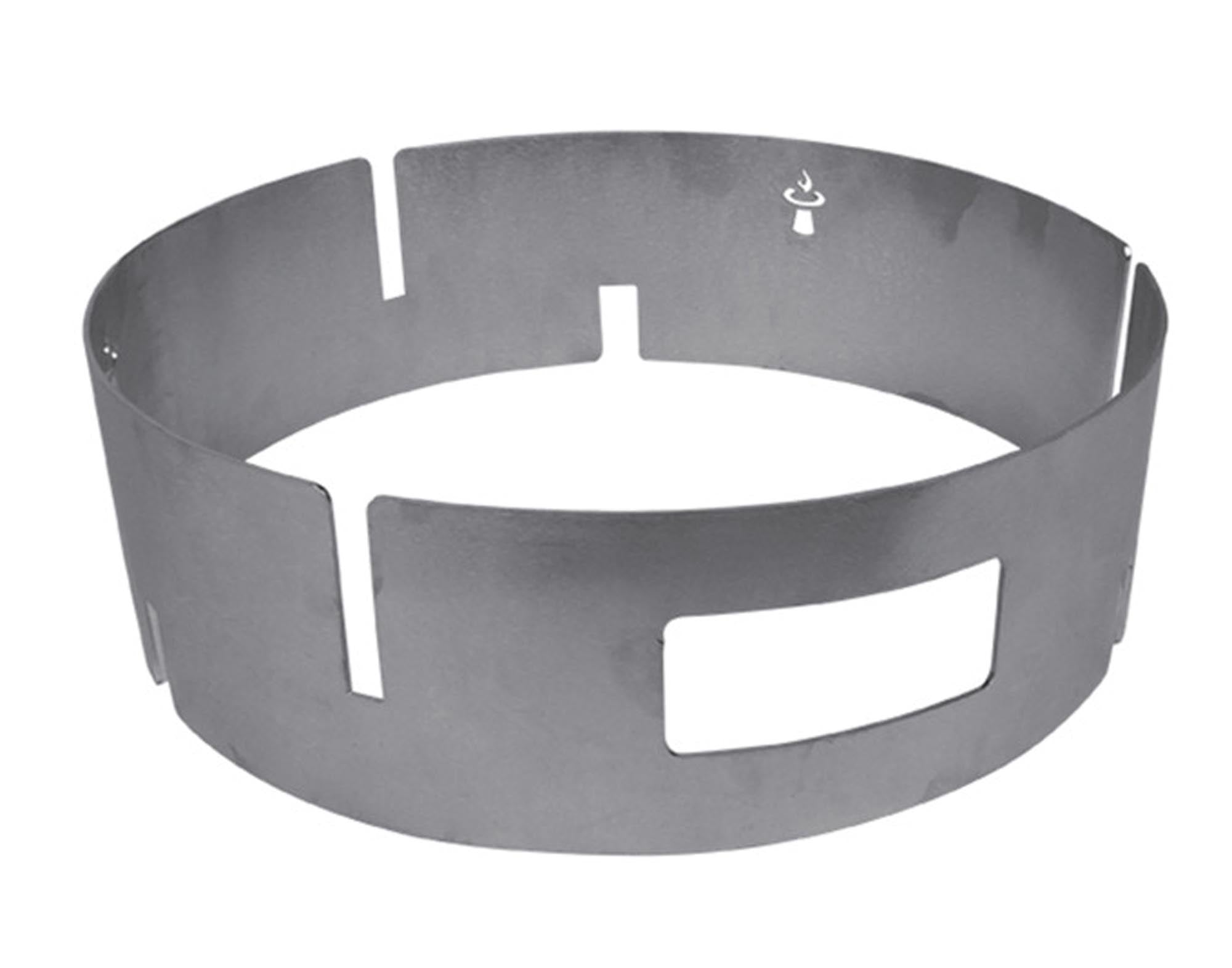 Entdecken Sie den REMUNDI Grillring L: 80 cm Durchmesser, hitzebeständiger Stahl, ideal für Grillabende, vielseitig für Fleisch, Fisch und Gemüse.