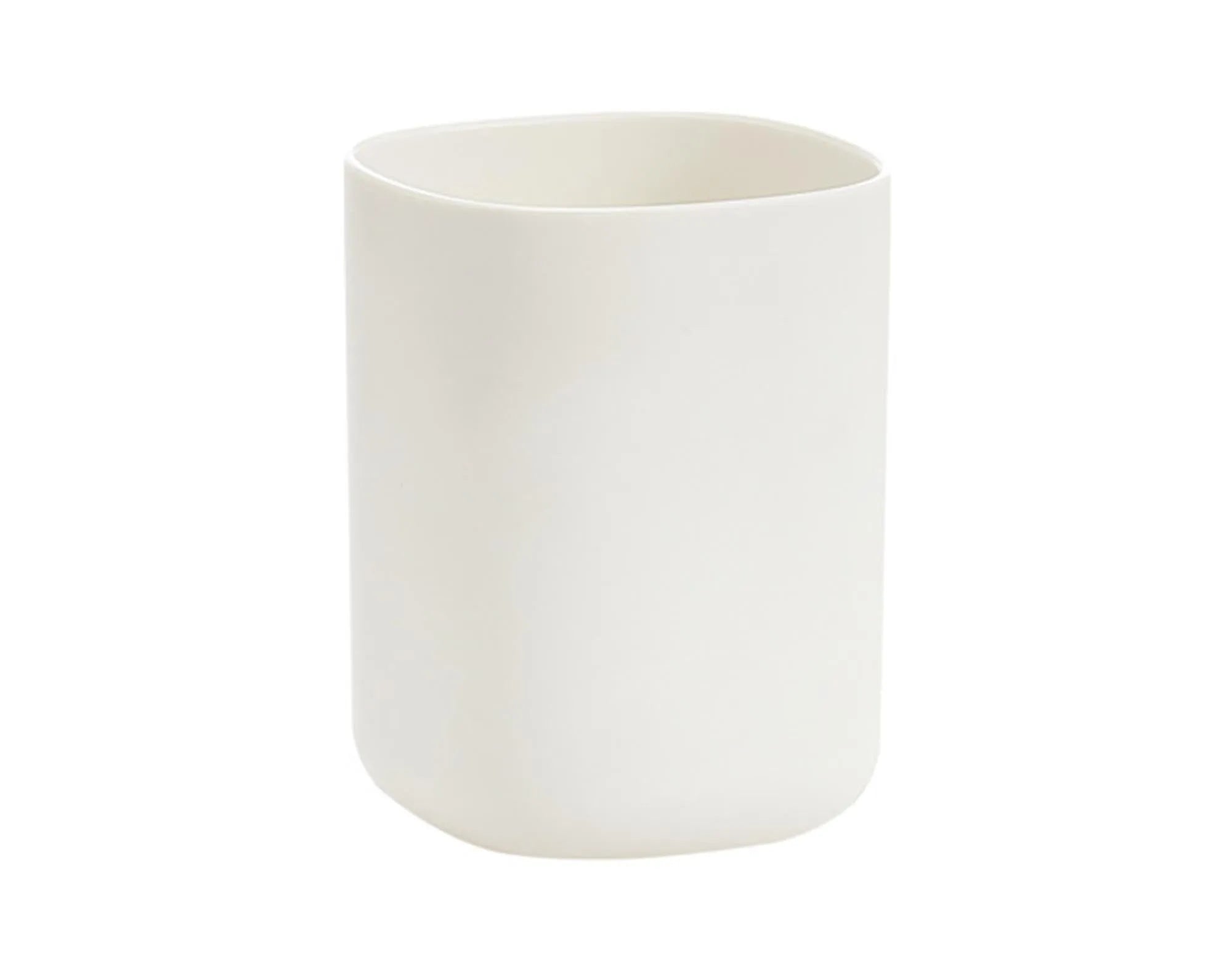 ZELLER Zahnputzbecher Kunststoff weiss ø 7.3x9.5 cm in  präsentiert im Onlineshop von KAQTU Design AG. Badzubehör ist von ZELLER PRESENT