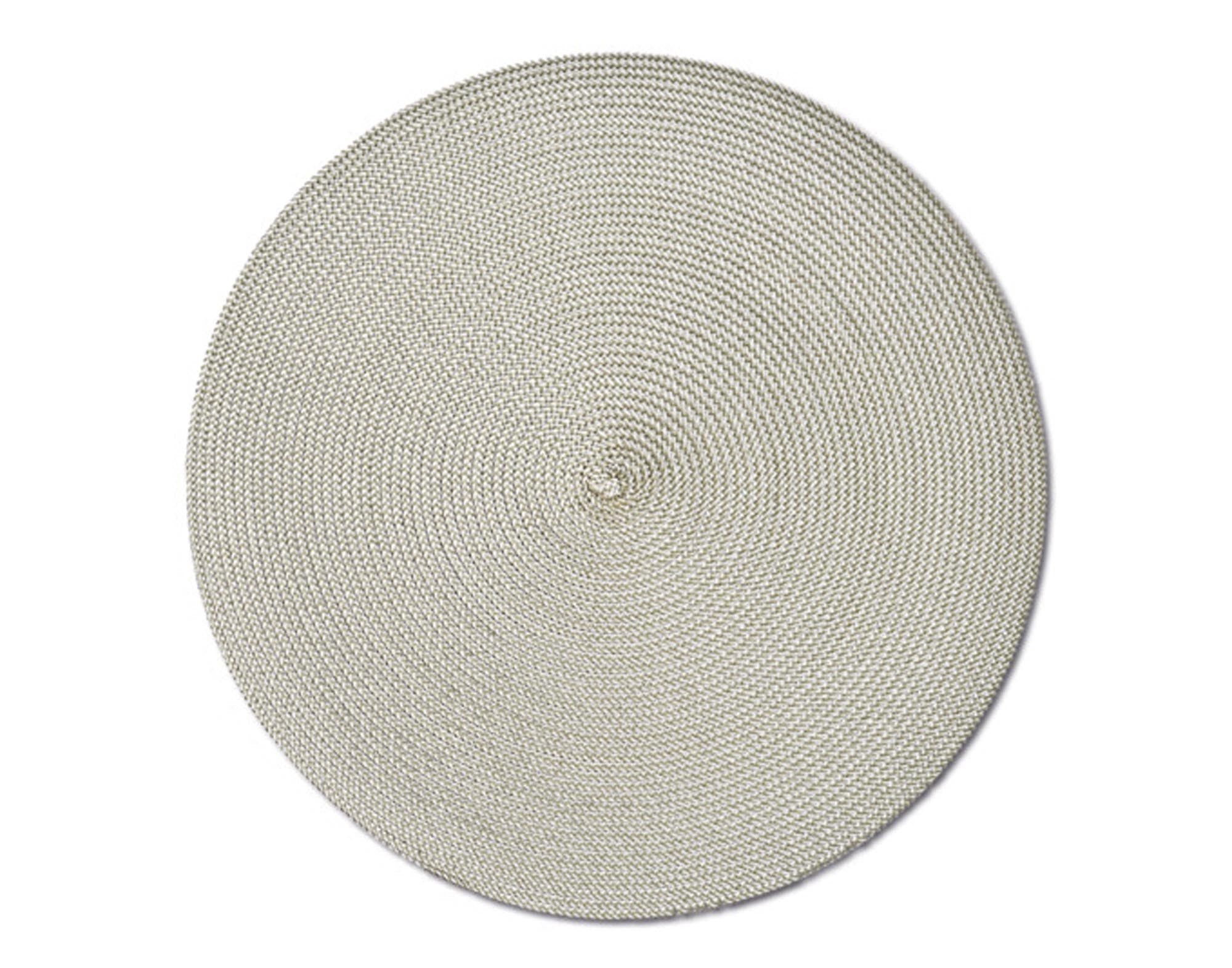 ZELLER Tischset Twist jade PP ø 38 cm in  präsentiert im Onlineshop von KAQTU Design AG. Tischset ist von ZELLER PRESENT