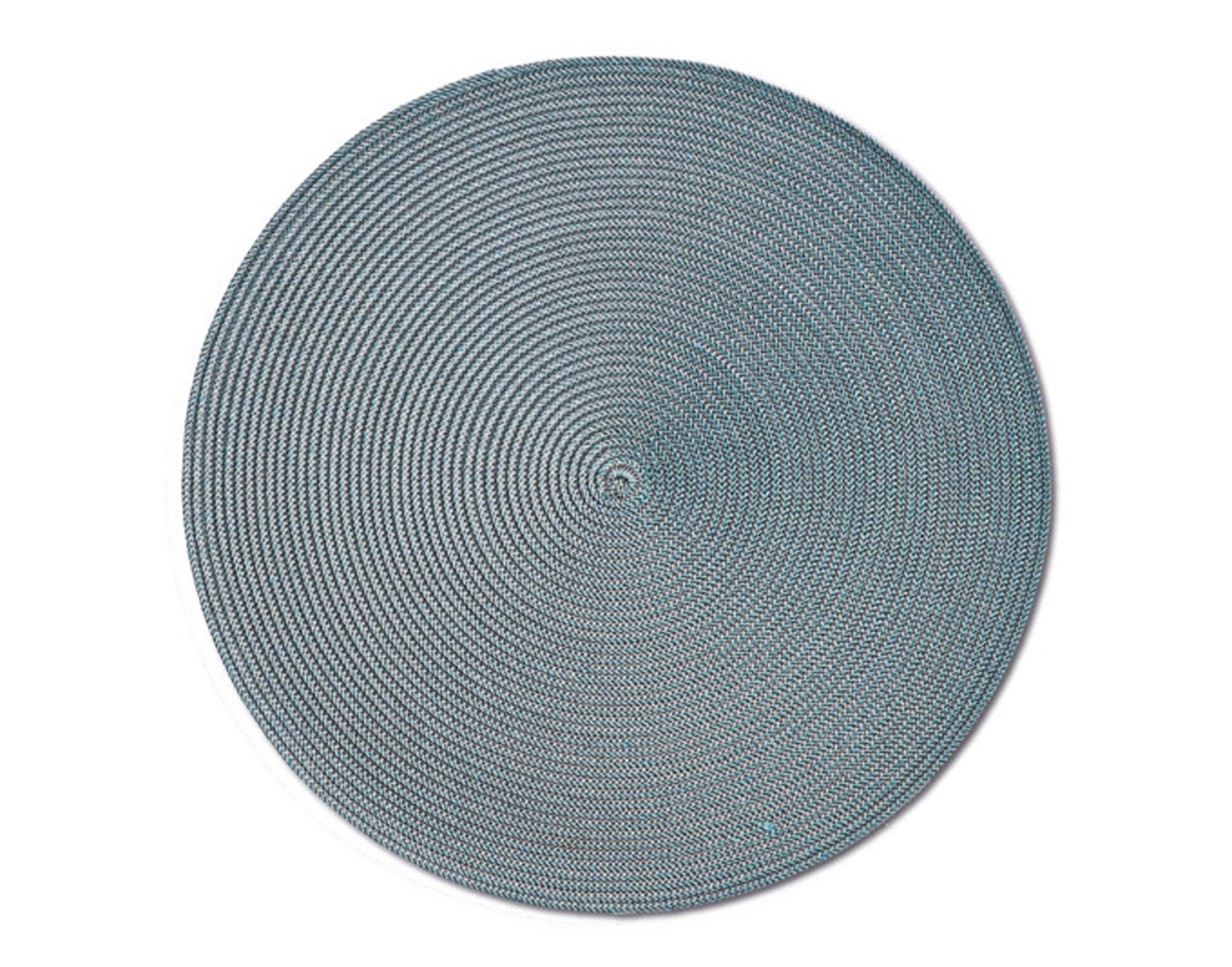 ZELLER Tischset Twist mint PP ø 38 cm in  präsentiert im Onlineshop von KAQTU Design AG. Tischset ist von ZELLER PRESENT