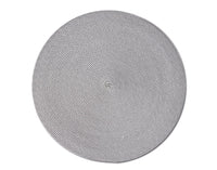 ZELLER Tischset Twist grau PP ø 38 cm