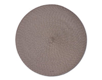 ZELLER Tischset Twist mocca PP ø 38 cm