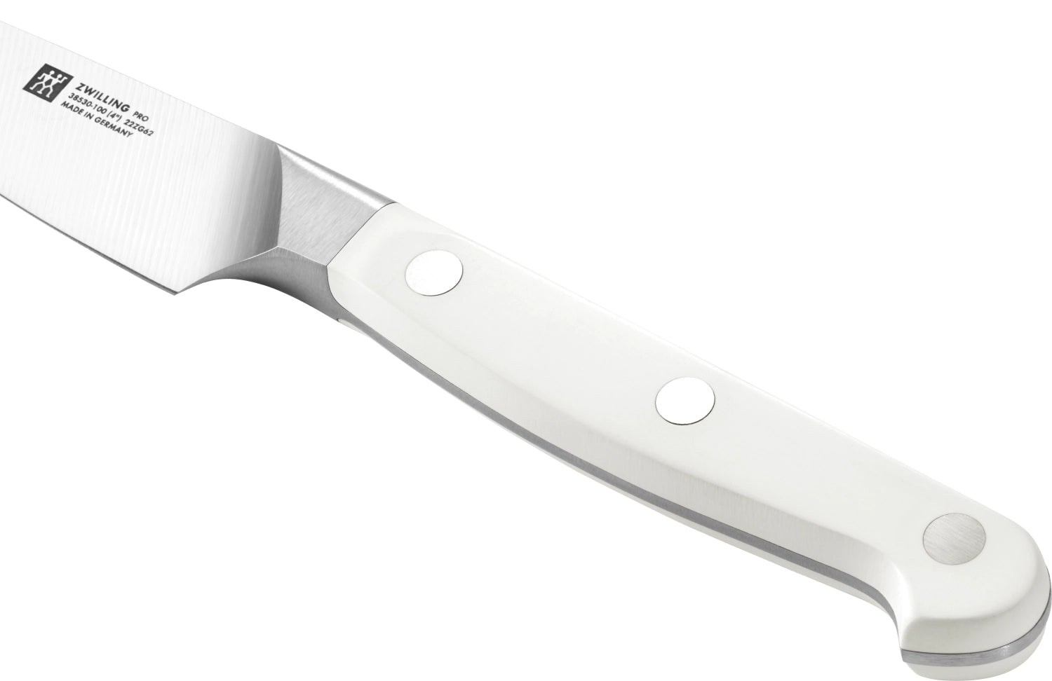 Elegantes Spick- und Garniermesser von Zwilling Kitchen, 100mm, perfekt für feine Schneidarbeiten und kreative Küchentechniken.
