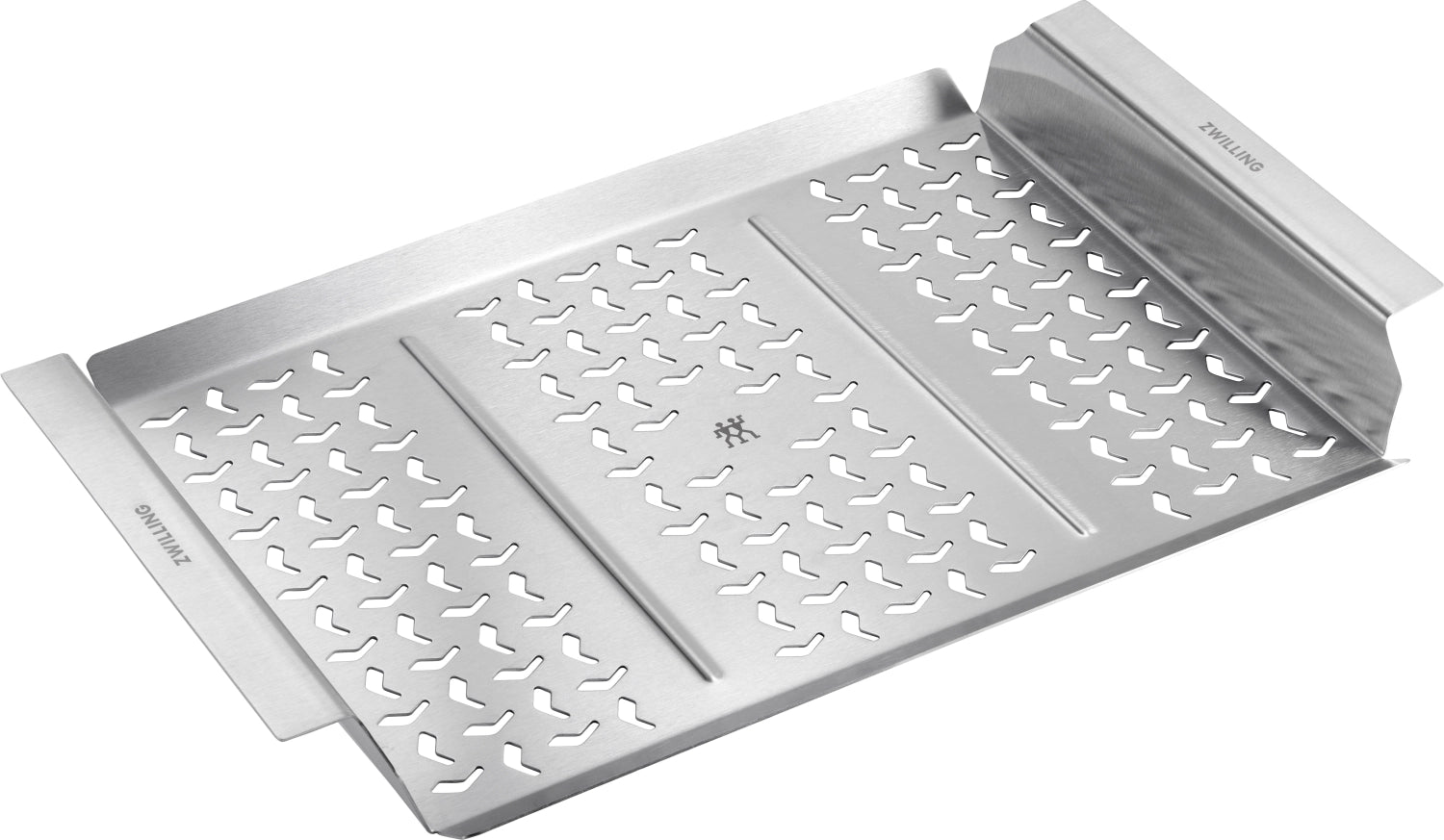 BBQ + Panier grill plat, acier inoxydable 45x30cm