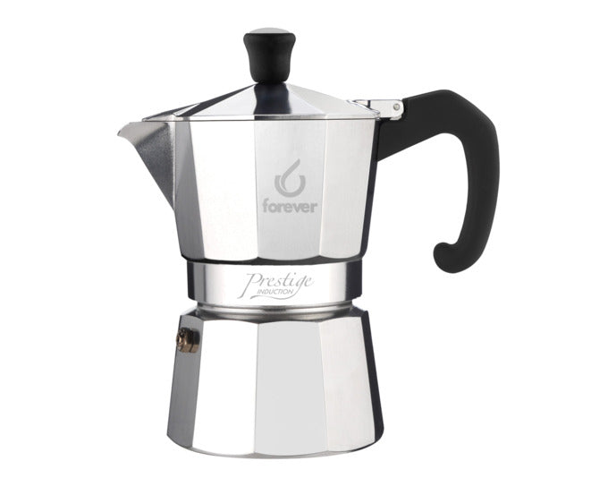 Kaffeezuber Moka Prestige Induktion 2 Tassen in  präsentiert im Onlineshop von KAQTU Design AG. Küchengerät ist von FOREVER