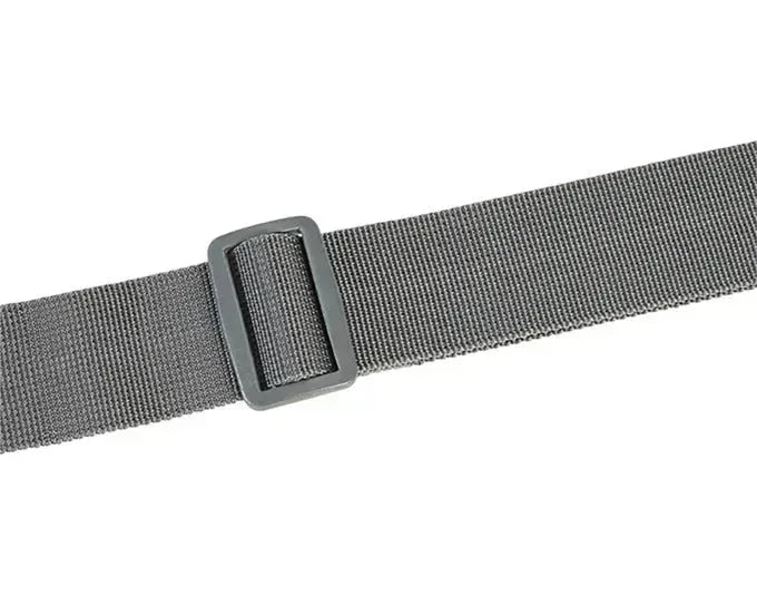 Praktischer Schultergurt in Dunkelgrau für MEORI Faltboxen, ideal für bequemen Transport und vielseitige Nutzung.