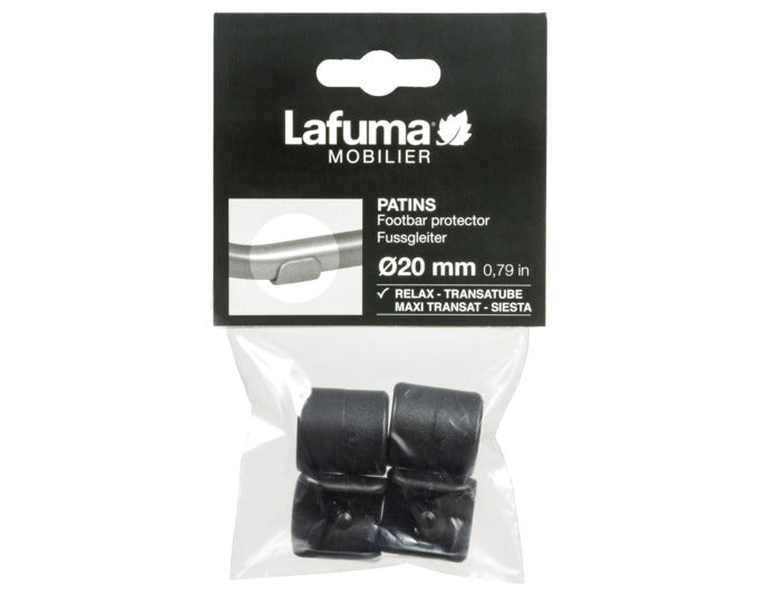 LAFUMA Bodengleiter RSXA Siesta Transatube 4 Stück anthrazit in  präsentiert im Onlineshop von KAQTU Design AG. Outdoor Zubehör ist von LAFUMA