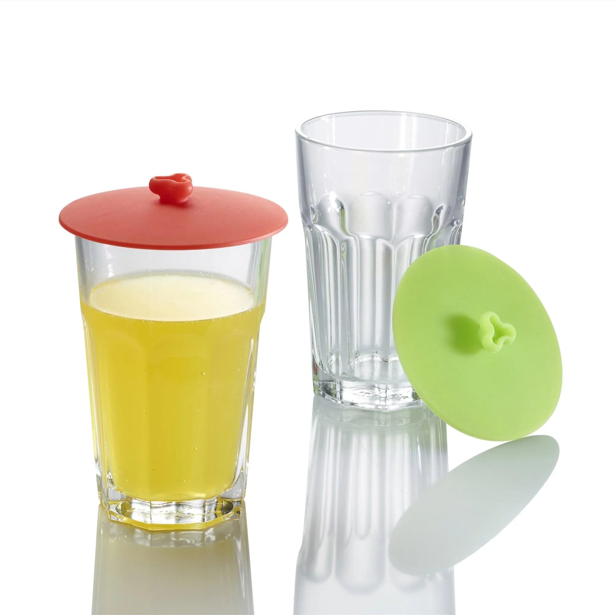 Frischhaltedeckel Mini, Ø10cm, farbig sortiert (gelb, rot, grün), ideal für Frische und Schutz von Lebensmitteln, von Westmark.
