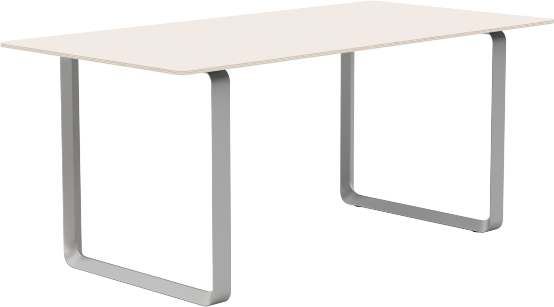 70/70 Tisch in Sand / Grau präsentiert im Onlineshop von KAQTU Design AG. Esstisch ist von Muuto