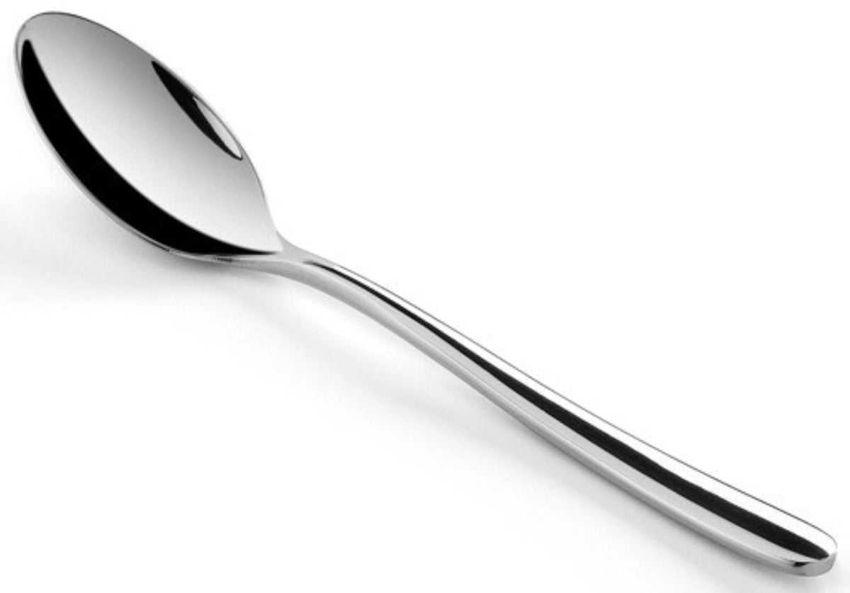 Courchevel Mokkalöffel edelstahl glänzend in Silber präsentiert im Onlineshop von KAQTU Design AG. Besteck ist von Revol