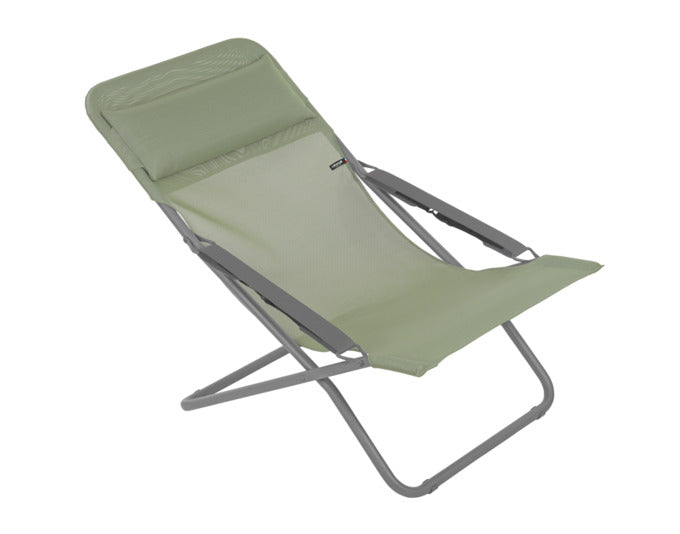 Sessel Transabed in Grün präsentiert im Onlineshop von KAQTU Design AG. Liegestuhl ist von LAFUMA