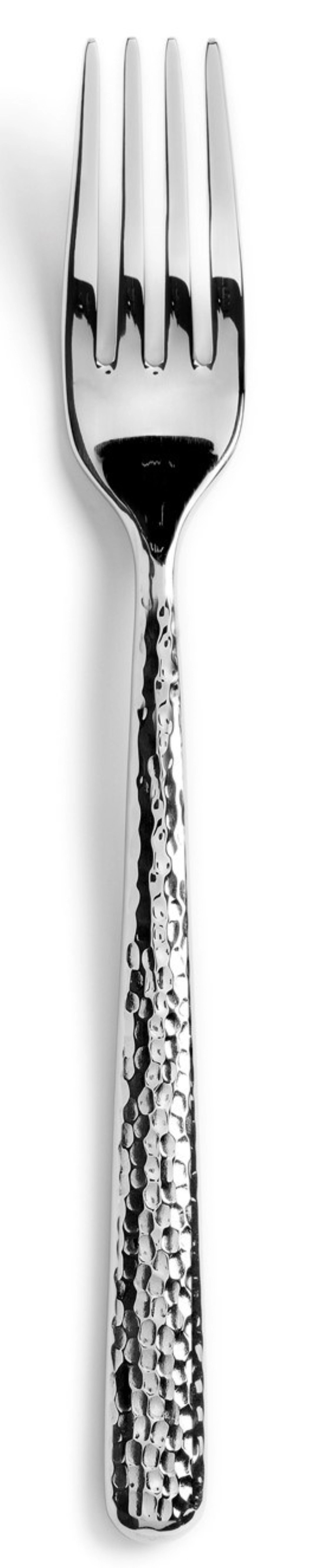 Courzevel Dessert Fork en acier inoxydable Martele