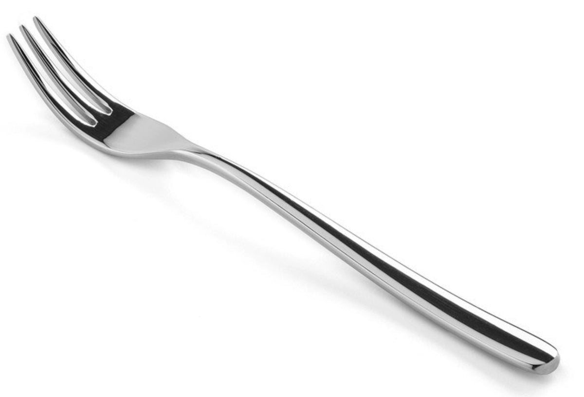Courchevel Austern-/Cocktailgabel edelstahl glänzend in Silber präsentiert im Onlineshop von KAQTU Design AG. Besteck ist von Revol