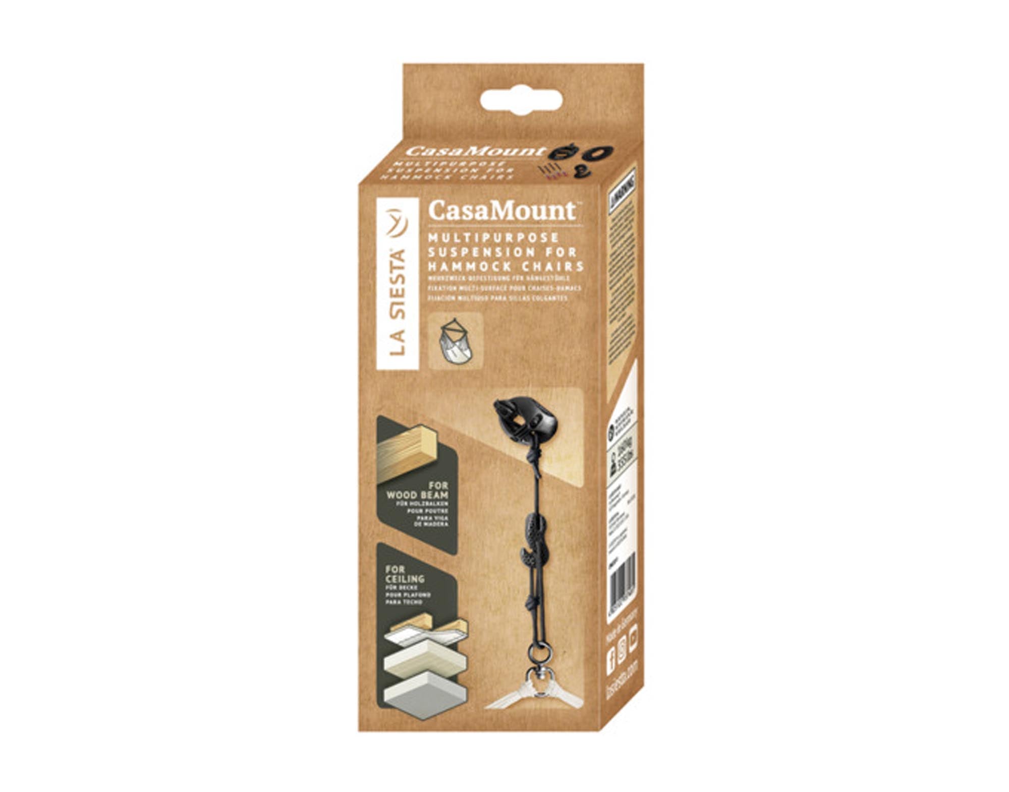 <tc>LA SIESTA</tc> Fixing Set Casa Mount black for hanging chair