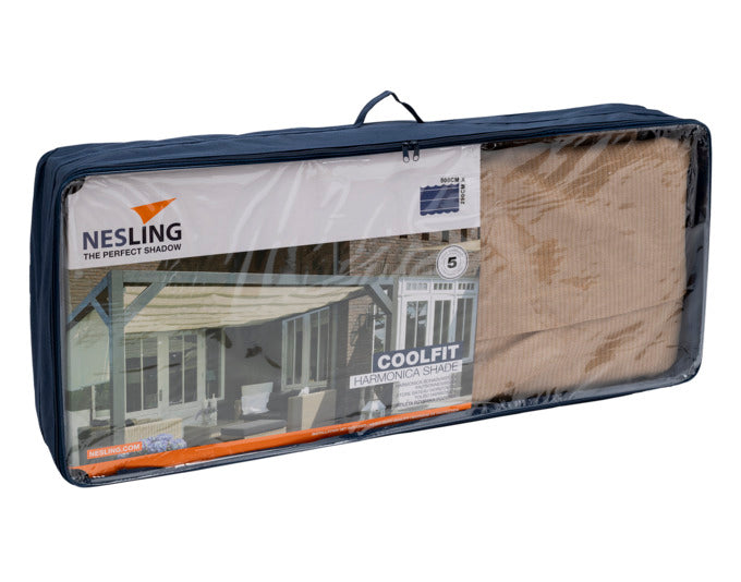 Faltsonnensegel Coolfit sand 500x290 cm in  präsentiert im Onlineshop von KAQTU Design AG. Sonnenschirm ist von NESLING