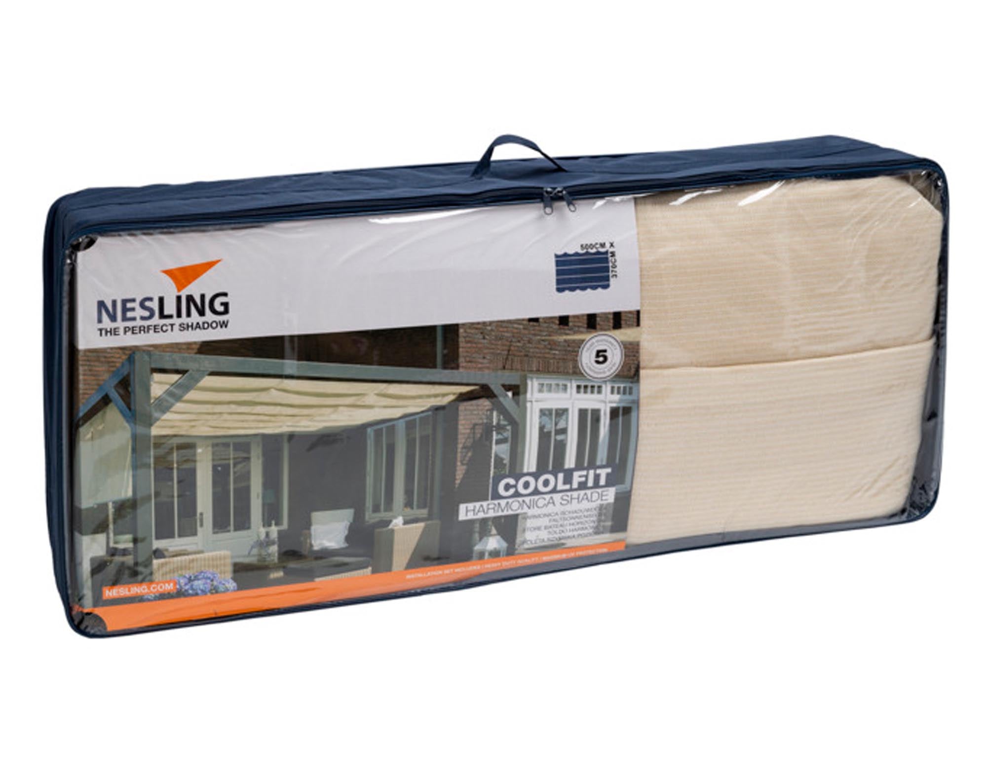 <tc>NESLING</tc> Folding sun sail Coolfit off white 500x370 cm