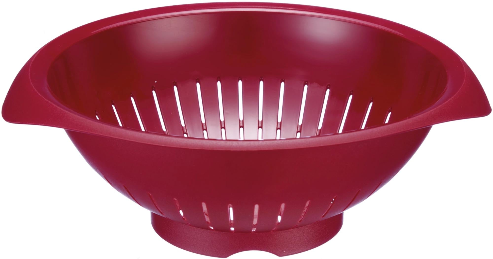 Salat-Seiher, Rot, D25cm, 28x31x11cm in Rot präsentiert im Onlineshop von KAQTU Design AG. Salatzubehör ist von Westmark