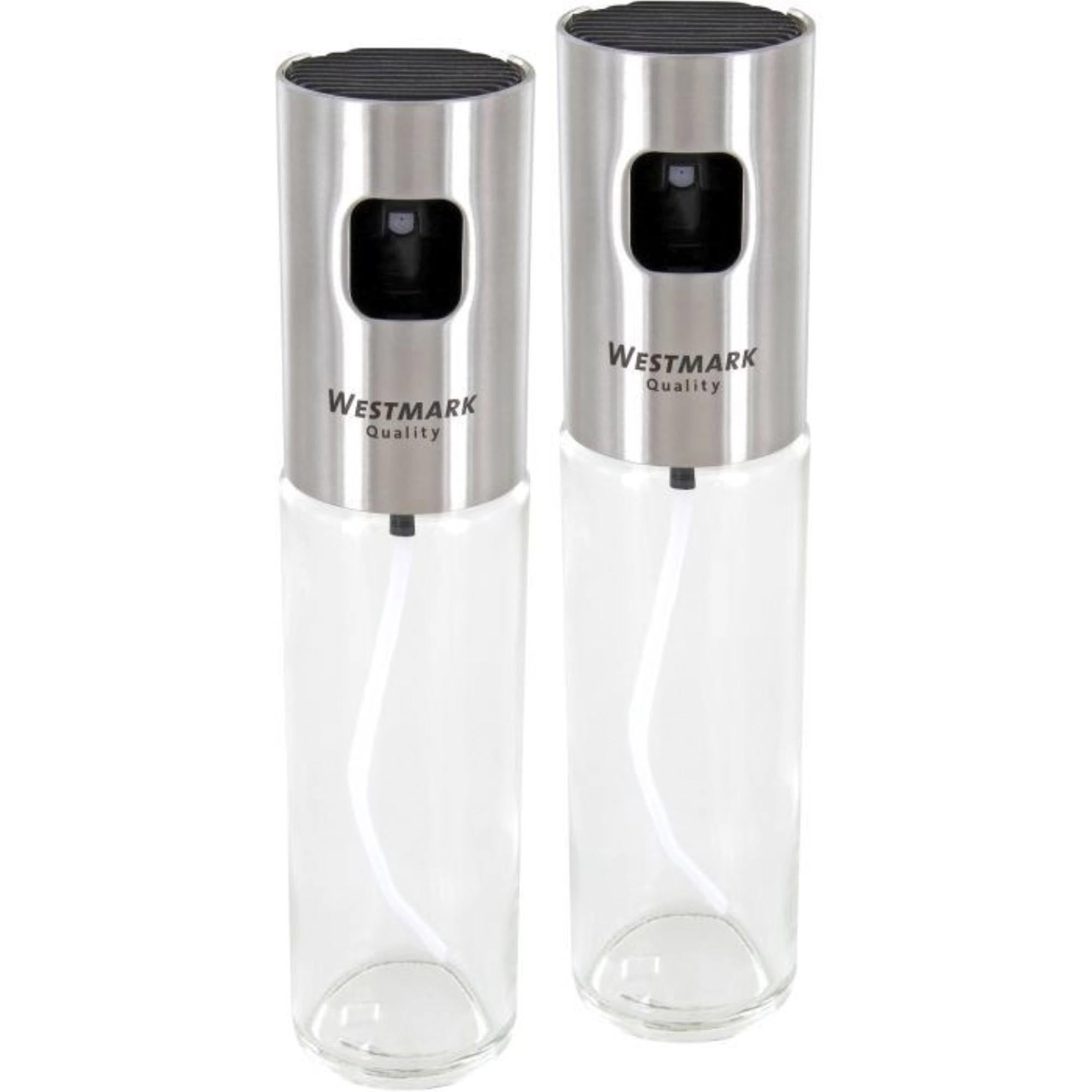 Essig- und Ölsprüher-Set, D: 4cm H: 17.5cm in Silber präsentiert im Onlineshop von KAQTU Design AG. Flasche ist von Westmark