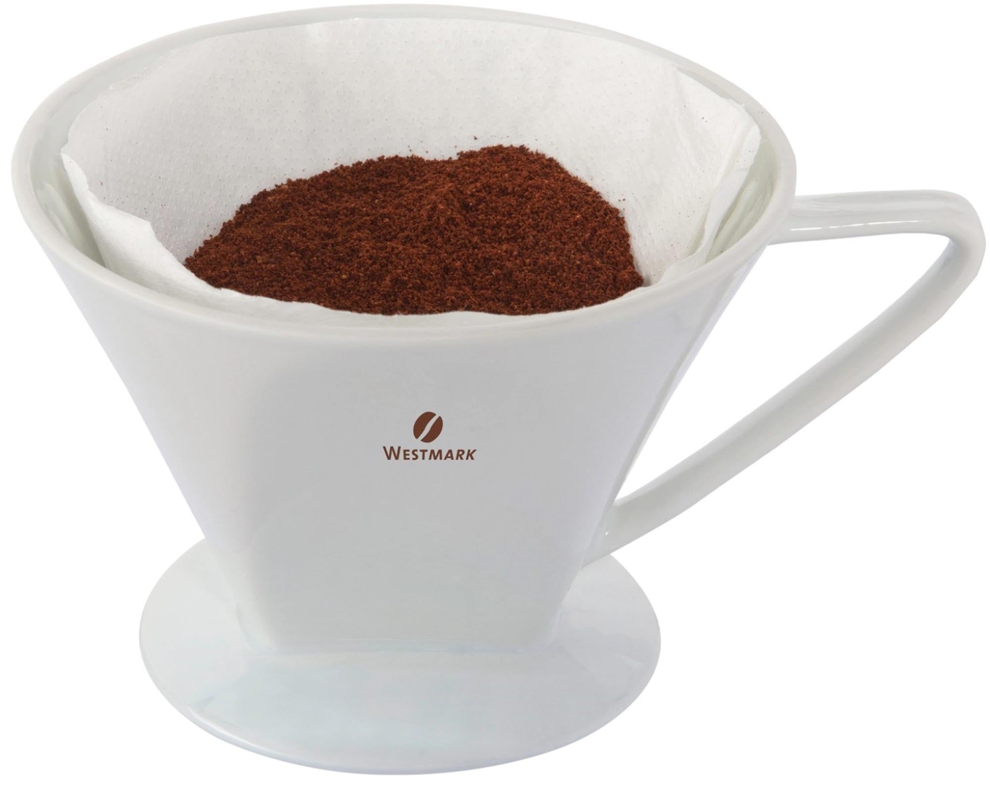 Kaffeefilter Brasilia, 4 Tassen in Weiss präsentiert im Onlineshop von KAQTU Design AG. Kaffeetassen ist von Westmark